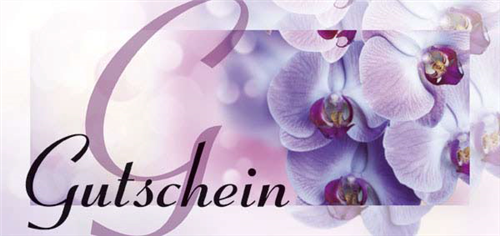 Motiv 8 - Orchidee Geschenkgutschein